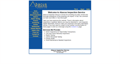 Desktop Screenshot of abacusinspection.com